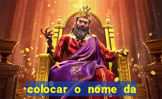 colocar o nome da pessoa no congelador